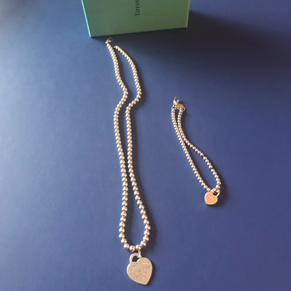 Tiffany set necklace and bracelet